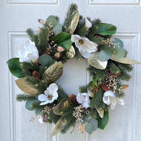 Diy magnolia wreath