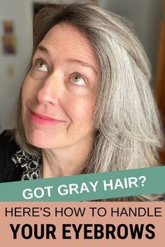 If you have gray hair, you might be asking yourself: What color eyebrows look best with gray hair? How do I trim unruly eyebrows? How do I fill in sparse eyebrows? How do I choose the best eyebrow shade and what eyebrow products are the best for women with gray hair? This article answers all those questions and more! Grey Hair Eyebrows, Color For Gray Hair, Unruly Eyebrows, Color Eyebrows, Best Eyebrows, Grey Eyebrows, Grey Hair And Makeup, Eyebrow Shading, Best Eyebrow Pencils