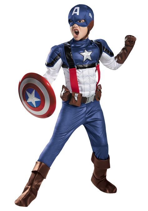 Boys Retro Captain America Prestige Costume Captain America Dress Up, Mommy Baby Halloween Costumes, Captain America Halloween Costume, Baby Halloween Costumes Newborn, Captain America Halloween, Winter Soldier Captain America, Winter Soldier Movie, Captain America Mask, America Dress