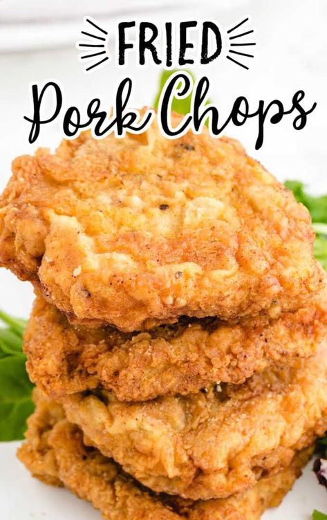 Fried Porkchops Dinner Ideas, Best Fried Pork Chops, Southern Fried Pork Chops, Perfect Pork Chops, Boneless Pork Chop Recipes, Breaded Pork Chops, Easy Pork Chops, Pork Chop Recipes Baked, Easy Pork Chop Recipes