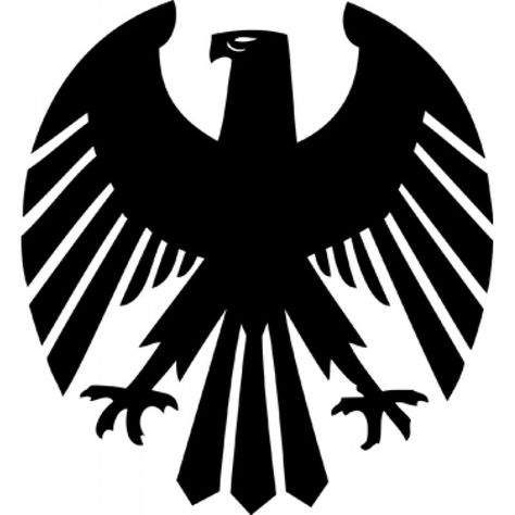 Tropiline Eagle Germany Tattoo, German Tattoo, Patron Bottle, Eagle Symbol, T3 Vw, Eagle Silhouette, Pride Tattoo, German Eagle, Superman 1