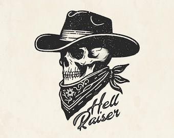 Skull And Cowboy Hat Tattoo, Lone Cowboy Tattoo, Cowboy Bandit Tattoo, American Traditional Western Flash, Cowboy Tattoos For Men Traditional, Cowboy Head Tattoo, Old School Western Tattoo, Stetson Tattoo, Skull Cowboy Hat Tattoo