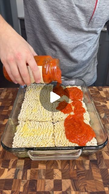 Food Dudes on Instagram: "Ramen Lasagna: You HAVE to Try This! #easyrecipes #ramen #foodhacks #homecooking" Casserole With Ramen Noodles, Baked Ramen Casserole, Raman Noodles Recipes, Ramen Cottage Pie, Ramen Noodle Dinner Ideas, Ramen Noodle Chicken Alfredo, Beef Top Ramen Hacks, What To Do With Lasagna Noodles, Monday Supper Ideas