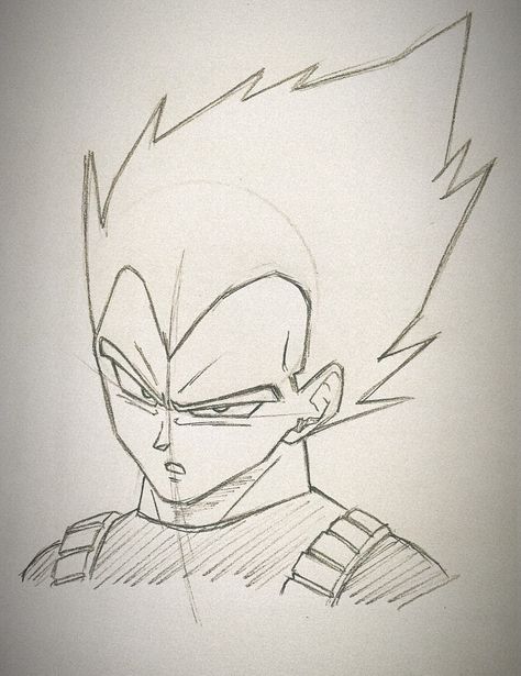 Dbz Drawings Sketches, Dragon Ball Sketch, Goku Art Drawings, Dbz Sketch, Dragon Ball Drawing, Vegeta Drawing, Dragonball Drawing, Anime Drawings For Beginners, Marvel Art Drawings