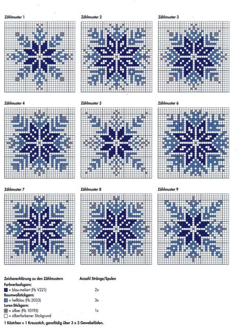 Free Knit Stitches, Christmas Needlepoint Patterns, Christmas Cross Stitch Patterns Free Charts, Cross Stitch Ornaments, Christmas Cross Stitch Patterns, Snowflake Cross Stitch, Crochet Cross Stitch, الفن الرقمي, Easy Patterns