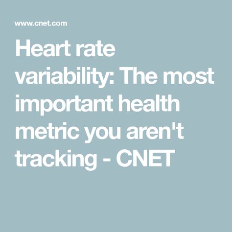 Heart Rate Variability, Health And Fitness Apps, Parasympathetic Nervous System, Autonomic Nervous System, Heart Problems, Comparing Yourself To Others, Good Heart, Workout Apps, Health Info