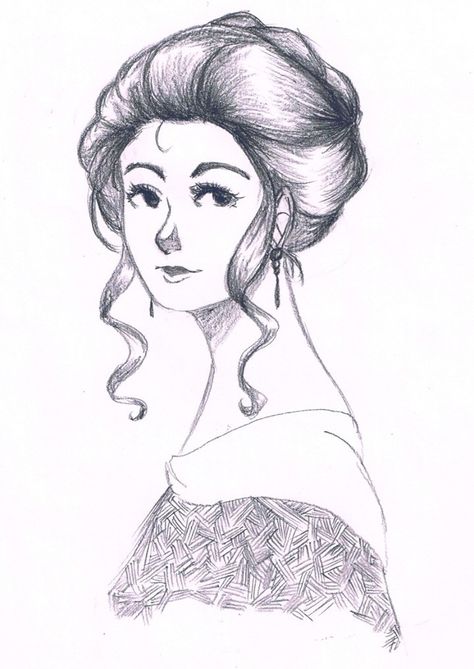 Rococo Aesthetic, Celebrity Art Drawings, Edwardian Hairstyles, Draw Hair, Cartoon Style Drawing, Victorian Hairstyles, Hair Sketch, Virtual Art, Russell Terrier