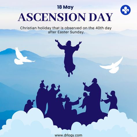 Ascension Christmas Religious Quotes, Ascension Day Of Jesus Christ, Ascension Thursday, Quotes About Jesus, Ascension Of Jesus, Ascension Day, Christmas Religious, Bible Verses For Women, Holiday Day