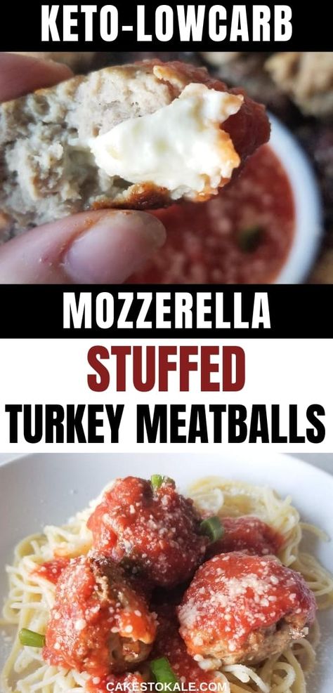 Mozzarella Stuffed Turkey Meatballs, Meatballs Stuffed With Mozzarella, Gluten Free Turkey Meatballs, Easy Turkey Meatballs, Gluten Free Turkey, Stuffed Meatballs, Mozzarella Stuffed Meatballs, Stuffed Turkey, Turkey Meatball Recipe