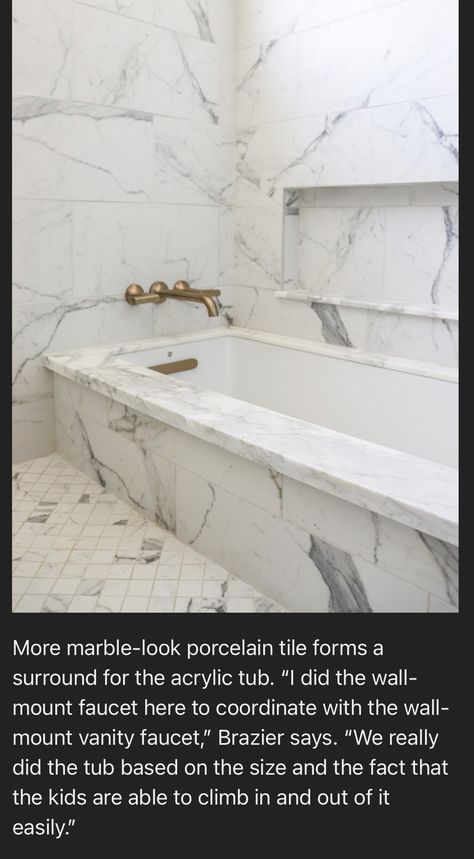 Diy Tub, Acrylic Tub, Vanity Faucet, Wall Mount Faucet, Wall Mounted Vanity, Porcelain Tile, Random Pics, Bathroom Interior Design, 2024 Vision