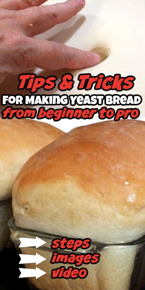 Easy breadmaking tips for beginners! Bake delicious homemade bread with simple techniques and enjoy fresh, warm loaves from your own kitchen. I have over 50 years of bread baking experience and I'm giving you all the secrets! Bread Baking Tips And Tricks, Fresh Homemade Bread, Bread Making Tips, Bread Tips And Tricks, Bread Baking Tips, Basic Bread Recipe Simple, How To Keep Homemade Bread Fresh, Fast Bread Recipe Easy, Easy Homemade Bread No Yeast