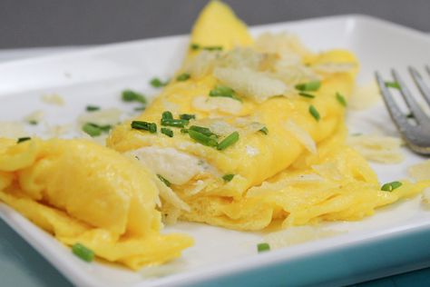 The Bear Omelet The Bear Omelette Recipe, The Bear Omlette, Carnivore Recipes, Crushed Potatoes, Omelets Recipe, Bear Recipes, Fluffy Eggs, Savory Cheese, Omelette Recipe