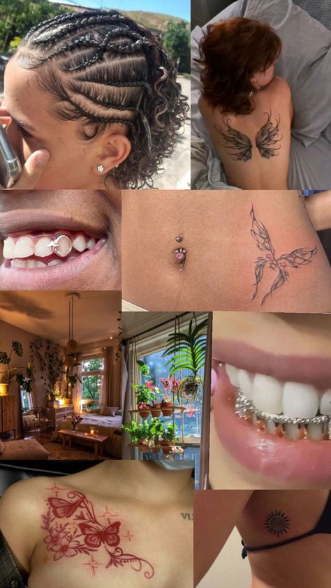 Tattoo And Piercing Aesthetic, Tattoo And Piercings, Piercings And Tattoos, Piercing Aesthetic, Tattoos Aesthetic, Tattoo On Back, Piercing Chart, Hand Tattoos For Girls, Sharpie Tattoos