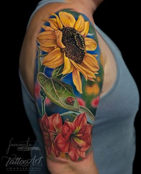 Neck Shoulder Tattoo, Husband And Wife Tattoos, Cute Elephant Cartoon, Girl Shoulder Tattoos, Baby Name Tattoos, Sunflower Tattoo Sleeve, Sunflower Tattoo Shoulder, Taurus Tattoo, Elephant Cartoon