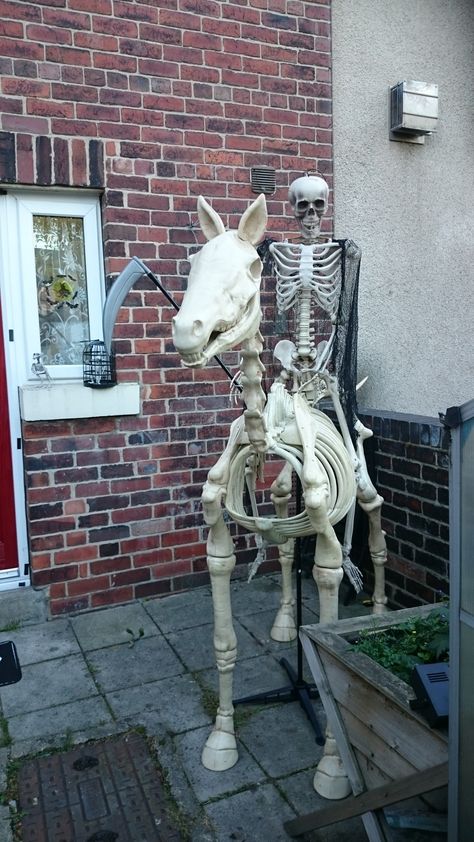 Horse Skeleton Halloween, Home Depot Halloween, Floating Ghosts, Halloween Decorations For Kids, Wild West Theme, Halloween Diy Outdoor, Zombie Hand, Halloween Decorations Diy Outdoor, Halloween Facts