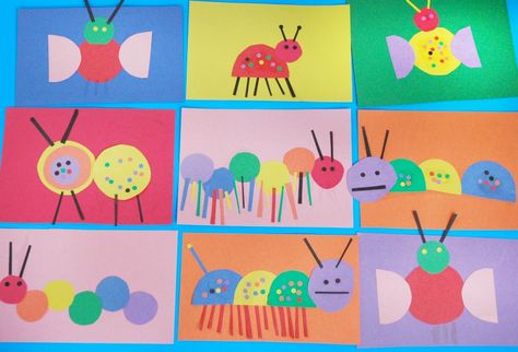 Fine Motor Bug Craft For Kids Preschool Units Themes, Build A Bug, Bug Craft, Invitation To Create, Tiny Bites, Learning Games For Preschoolers, Cupcake Factory, Bugs Preschool, Fine Motor Development