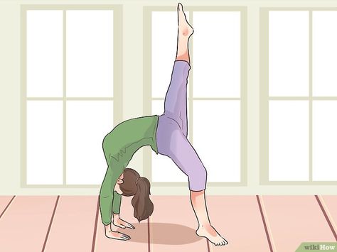 How to Do a Valdez: 14 Steps (with Pictures) - wikiHow How To Do A Valdez, Back Walkover, Warming Up, Gymnast, Gymnastics, Quick Saves