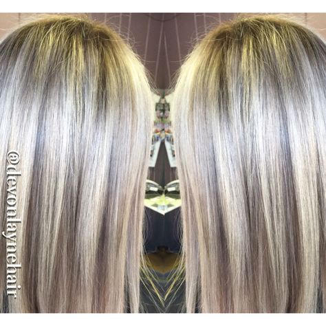 Icy blonde highlights baby-lowlights shadow root straight Balayage Hair Blonde Straight, Icy Blonde Highlights, Blonde Weave, Balayage Hair Ash, Blonde Hair With Lowlights, Blonde Lowlights, Tan Skin Blonde Hair, Blonde Highlights On Dark Hair, Hair With Lowlights