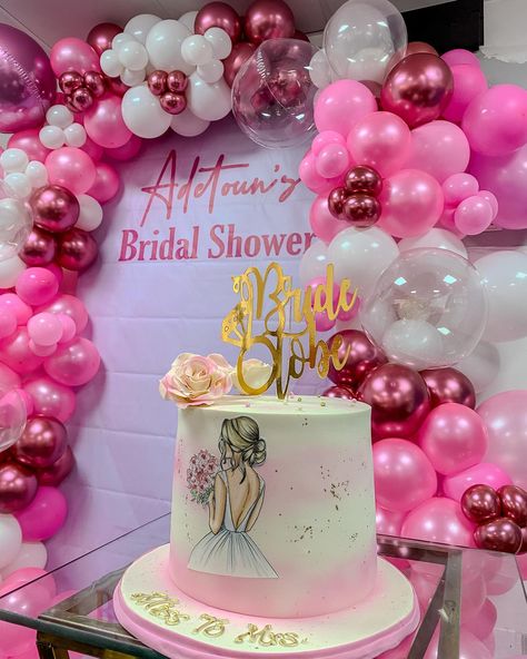 Adetoun’s Bridal shower - A Surprise Bridal shower done by the people of DSTV for a sweet colleague Trust us we had to speak the room with our Creative touch - Decor @partybydearkefty Balloons @partyshoppersng Balloons used Pearl pink from their #bubblegumballooncollection Clear Jumbo Chrome pink Latex white and Latex pink - #bridal shower #babyshower #decoratorsinlagos #decoratorsaroundme #eventstylistinlagos #eventstylistinyaba #eventdecoratoronthemainland #decoratorsontheisland Chrome Pink, Pink Latex, Bubblegum Balloons, Pearl Pink, Pink Bridal, I ❤ Ny, The Room, To Speak, Bridal Shower