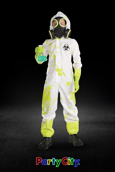 Halloween Costumes Glow In The Dark, Radioactive Costume, Dark Costumes, Valentines Accessories, Scary Kids, Hazmat Suit, Scary Halloween Costume, Scary Halloween Costumes, Sci Fi Films