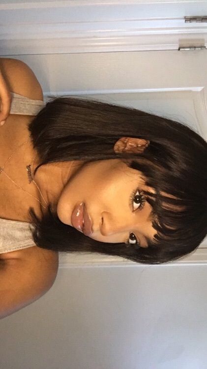 Girl With Bangs, Bangstyle Hair, Bob Straight, Straight Human Hair, Hair Lace, Wigs With Bangs, Black Girls Hairstyles, Modern Classic, Hair Goals