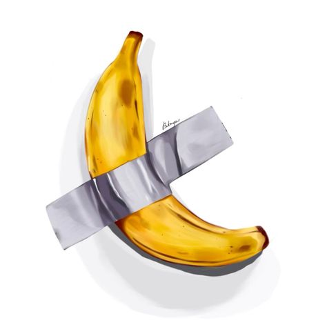 Digital illustration  Banana Banana Graphic Design, Banana Branding, Banana Graphic, Frozen Banana, Digital Illustration, Social Media, Graphic Design, Media, Design