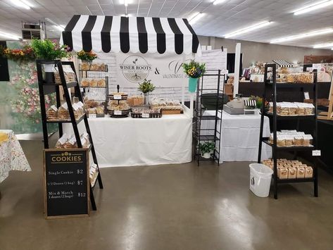 Community Pantry, Vendor Stand, Cookie Booth, Vendor Booth Display, Single Cookie, Booth Decor, Fair Display, Vendor Booth, Craft Fair Displays