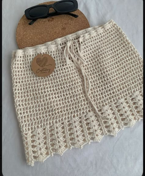 Skirt Pattern Free, Crochet Swim, Mode Crochet, Crochet Mandala Pattern, Crochet Skirts, Crochet Short, Crochet Swimwear, Crochet Business, Crochet Fashion Patterns