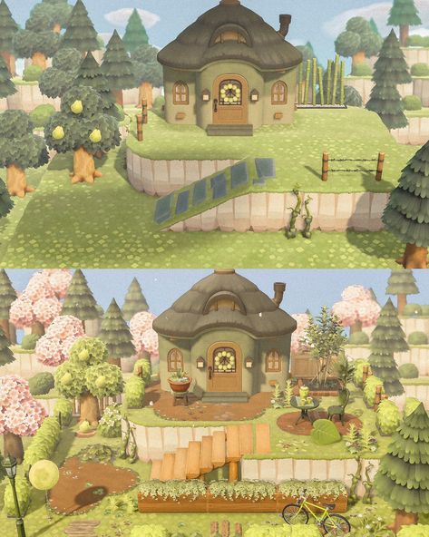 Cottagecore Animal Crossing, Acnh Cottagecore, Animal Crossing 3ds, Ac New Leaf, Forest Core, Animal Crossing Guide, Animal Crossing Wild World, Theme Nature, Qr Codes Animal Crossing