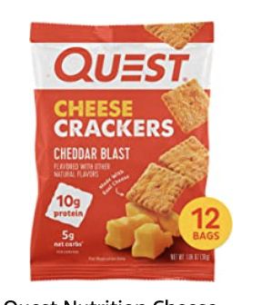 My new favorite late night snack https://amzn.to/3ItD3jZ Cheesy Snack, Low Carb Crackers, Protein Chips, Quest Nutrition, Cheese Cultures, Cracker Snacks, Sour Cream And Onion, High Protein Low Carb, Cheese Flavor