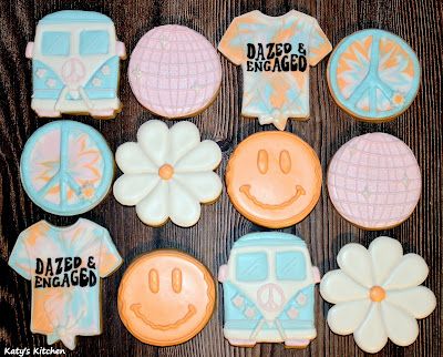 Dazed And Engaged Bachelorette Cookies, Bachelorette Dazed And Engaged, Dazed And Engaged Cookies, Engaged Cookies, Dazed And Engaged Bachelorette, Beach Bach, Bachelorette Cookies, Bachelorette Cake, Bach Bash