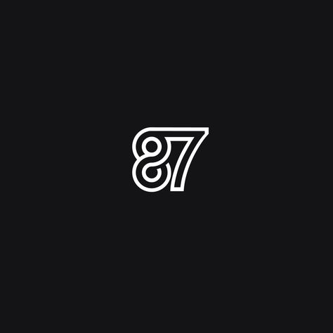 Loop 87 logo design #logo #tallantdesign #design 87 Tattoo, 1987 Tattoo, Song Background, Freelance Ideas, Blue White Kitchens, Favorite Tattoos, Artistic Wallpaper, Lyrics Song, Minimalist Typography