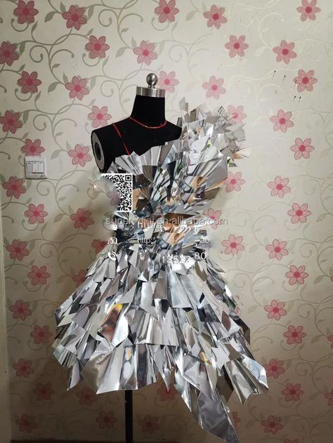 Future Technology Silver Dress Model Catwalk Stage Show Parade Theme Stage Dance Costume - Buy Catwalk Costume,Model Costume,Stage Costume Product on Alibaba.com Model Catwalk, Fashion Show Themes, Stage Dance, Recycled Dress, Paper Dress, Cami Maxi Dress, Tin Foil, Beach Dresses Summer, Stage Show