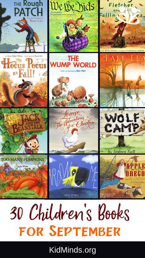 September Books For Kids, Books For September, September Books, Books For Fall, Fall Books, Margaret Wise Brown, Fallen Book, Enjoy Reading, Children Books