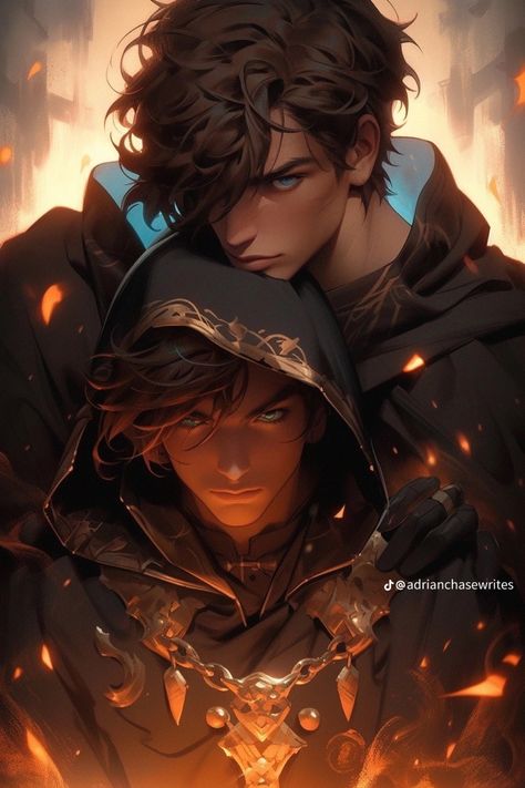 Power Couple Art, Twin Character Design Male, Character Relationships, Forgotten Realms, New Fantasy, Romance Art, Hot Anime, Fantasy Pictures, Fantasy Male