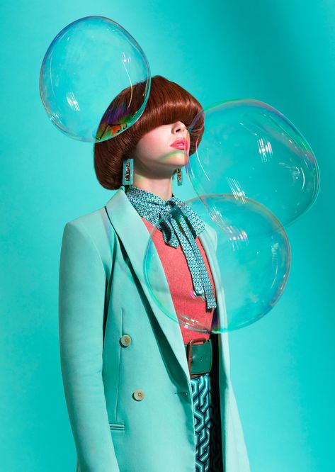 Bubbles: Fashion Photos by Ahmed Othman | Daily design inspiration for creatives | Inspiration Grid Bubbles Photography, Fashion Beauty Photography, Creative Fashion Photography, Stuffed Animal Cat, Fashion Photography Inspiration, Soap Bubbles, Pop Design, Graphic Design Print, Feeling Blue