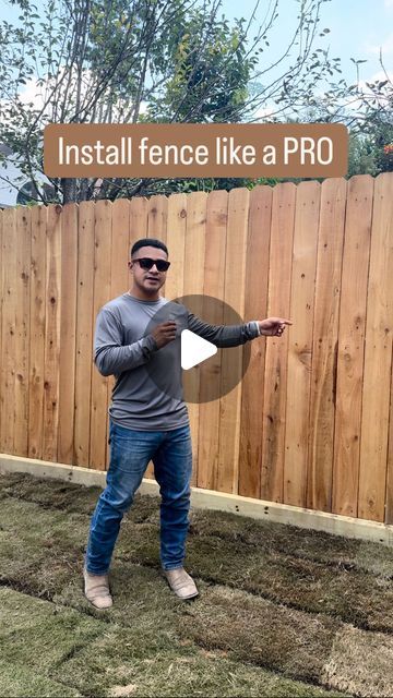 Josh Perez on Instagram: "How to install a fence like a PRO!

Did I forget any steps? Comment down below and I’ll get them answered⬇️⬇️⬇️

#fencing #landscape #cedar #fence #hardscape #diy #howto" Step Down Fence, Cinder Block Privacy Fence, Wood Fence Design Ideas, Fence Around House, Diy Cedar Fence, Cedar Fence Ideas, Diy Wood Fence, Fence Post Installation, Free Standing Fence