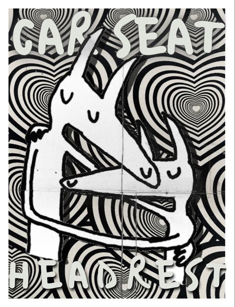 Car Seat Headrest Poster Vintage, Emo Wall Prints, Alex G Poster Aesthetic, Black And White Band Posters, Black And White Music Posters, Poster Prints Aesthetic Black And White, Car Seat Headrest Poster, Grunge Wall Prints, Home Bar Man Cave