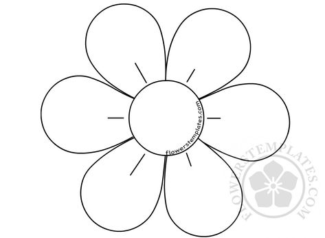 Petal Flower Template, Petals Template, Petals Drawing, Farm Heroes Saga, 6 Petal Flower, Tree Drawings Pencil, Flower Outline, Art Sketches Pencil, Petal Flower