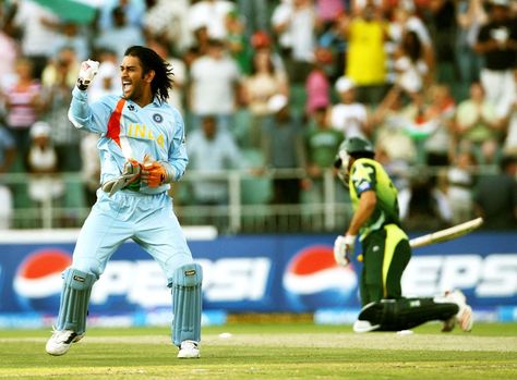 2007 World Cup, India Vs Pakistan, Ms Dhoni Photos, Dhoni Wallpapers, India Win, Champions Trophy, Big Battle, T20 World Cup, Asia Cup