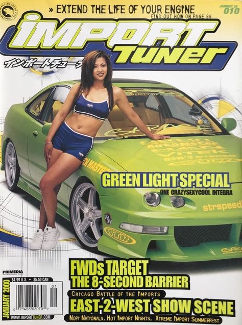 Import Tuner Magazine Covers, Jdm Underglow, Import Tuner, Jdm Girls, Car Interior Diy, Slammed Cars, Jdm Honda, Japanese Magazine, Toyota Supra Mk4