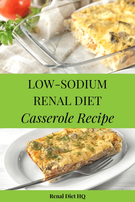 Are you on a renal diet? Knowing what food to eat and avoid for optimal kidney health while living with chronic kidney disease (CKD), as well as coming up with meals and recipes, can be challenging. But check out this easy low-sodium, homemade casserole recipe by a registered dietician that you can customize to fit your kidney disease diet. Make it for dinner tonight! #kidneydiseaserecipes #kidneydiseasediet #renal #kidneydisease #lowsodium Easy Ckd Recipes, Renal Recipes Meals, Ckd Recipes Renal Diet, Renal Diet Recipes For Diabetics, Kidney Friendly Casseroles, Stage 4 Ckd Recipes, Low Sodium Renal Diet Recipes, Renal Diet Chicken Recipes, Renal Diet Casseroles