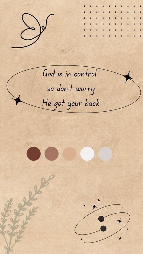 Control Quotes, Worry Quotes, God Is In Control, Christian Fall, Wallpaper Bible, Christian Affirmations, Wallpapers Pictures, Future Wallpaper, Snoopy Wallpaper