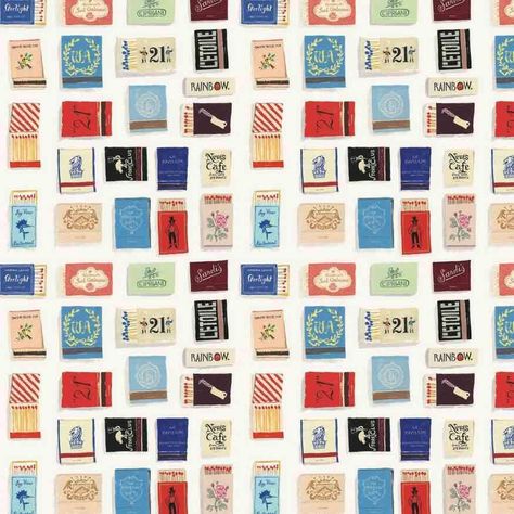 Wallpaper Wednesday: NYC Matchbook by Chasing Paper - The English Room Chasing Paper Wallpaper, Wallpaper Nyc, Emily Henderson Design, Chasing Paper, English Room, Matchbook Art, Happy Wallpaper, Paper Wallpaper, Pillow Collection