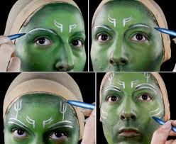 Gamora Makeup Tutorial, Gamora Makeup, Gamora Costume, Guardians Of The Galaxy Gamora, Marvel Halloween Costumes, Galaxy Makeup, Creepy Halloween Makeup, Cute Halloween Makeup, Halloween Makeup Scary