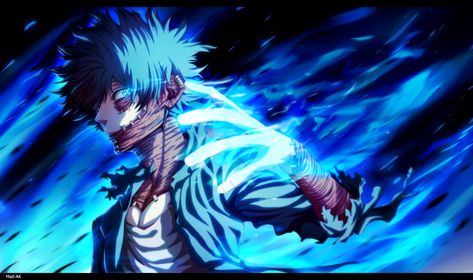 Dabi Boku No Hero, Academia Wallpaper, Wallpaper Animes, Ipod Nano, Hero Wallpaper, Character Wallpaper, Blue Flames, Hero Academia Characters, Boku No Hero