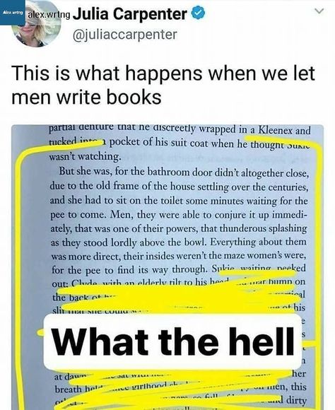 The Truth About Male Writers And Awful Female Characters - Bang2write Male Writers Writing Female Characters, Male Authors Writing Female Characters, Men Writing Women Funny, Men Writing Women, Male Bangs, The Witches Of Eastwick, Julia Carpenter, Writer Memes, Learn Yoga Poses