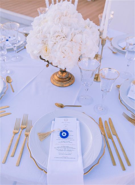 Greek Themed Table Decor, Greek Wedding Table Setting, Grecian Bridal Shower Theme, Greek Wedding Gifts For Guests, Greek Isles Decor, Turkish Theme Wedding Decor, Turkish Wedding Ideas, Greece Wedding Table Decor, Greece Theme Wedding Decor