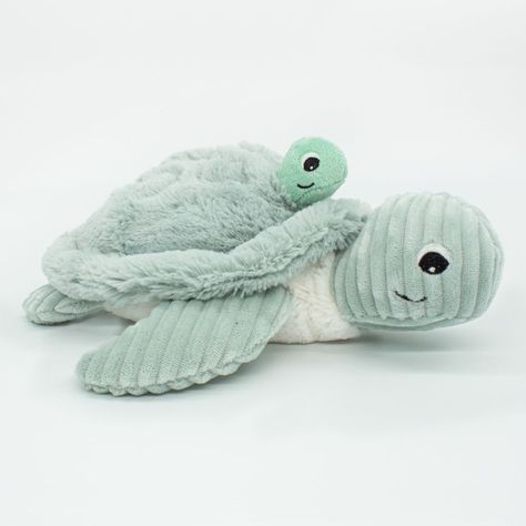 TURTLE & BABY MINT - LES PTIPOTOS - Soft toy - LES DEGLINGOS - Other | MOM Giant Sea Turtle, Jellycat Stuffed Animals, Baby Sea Turtle, Turtle Plush, Green Sea Turtle, Baby Turtles, Cuddly Toy, Cute Stuffed Animals, Plush Animals