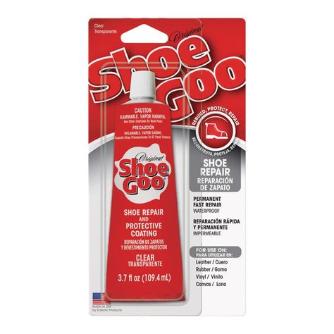 Does your dog drag his feet? Run across terrain that wears out the soles of his boots? Then Shoe Goo will be a welcome addition to your kit. Use it as you need – to seal, build up, strengthen, repair or simply stick together. It extends the life of the boots while providing a flexible tough surface. https://goo.gl/ZN2Dd0 Shoe Goo, Shoe Repair, Outdoor Boots, Adhesive Glue, Rubber Boots, Buy Shoes, Shoe Care, Sports Shoes, New Shoes